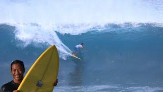 Kopraltuuf Twin Fin Surfing - Uluwatu beach ( Bali surfing 2021 )