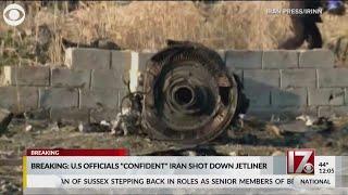 US officials confident Iran shot down passenger jet