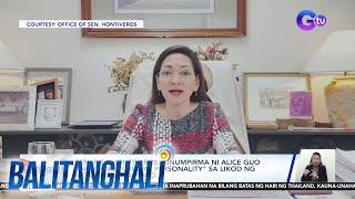 Sen. Risa Hontiveros - Kinumpirma ni Alice Guo ang isang "crucial personality" sa... | Balitanghali