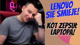 KOT Zje3ał Laptopa a Rafał NAPRAWIŁ ?? :P Walka z Lenovo Legion5 !