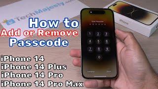 How to Add or Remove Passcode on iPhone 14, iPhone 14 Plus, iPhone 14 Pro/Max/Mini (Set Lock Screen)