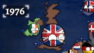 History of the United Kingdom and Its Neighbours (1900-2021) Countryballs