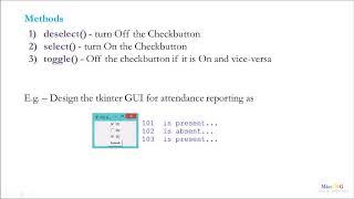 Python - tkinter Checkbutton