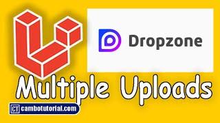 Laravel Dropzone JS Drag Drop Multiple Files Upload Free Source Code #codingbeginner