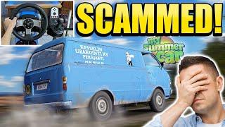 I BROKE The Game... - My Summer Car W/ Logitech G27 + Wheel Cam #36