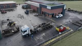 Steel and sheet metal fabrication facilities at KR Group Scotland