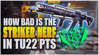 HOW BAD IS THE STRIKER ELMOS NERF in TU22 PTS - The Division 2