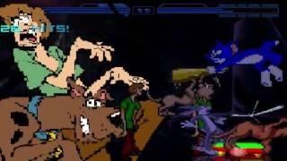 Mugen battle Tom and Bugs vs Scooby-Doo and Scooby-Doo