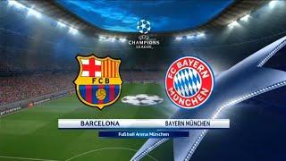 PES PS3 || EFOOTBALL 21/22 || BARCELONA VS BAYER MUNCHEN || UCL 20/21