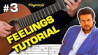 Tab FEELINGS Acoustic guitar tutorialFINGERSTYLE guitarclub4you