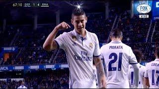 James Rodriguez vs Deportivo La Coruña HD 720p (26/04/2017) by V10 Comps