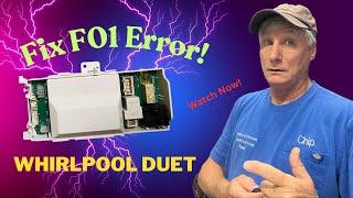 How to Fix the F01 Error on a Whirlpool Duet Dryer