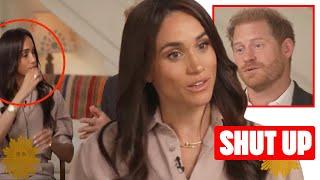 CAMERAS CATCH Meghan Attempting To SLAP Harry For Daring To Interrupt Her During CBS Interview