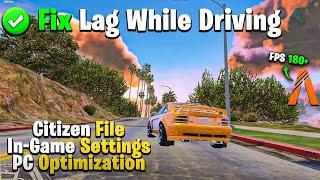 FiveM FIX STUTTERING & BOOST FPS WHILE DRIVING! (PC/LAPTOP)