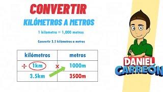 CONVERSION DE KILOMETROS A METROS Super facil - Para principiantes