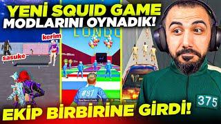 EKİPLE YENİ SQUİD GAME MODLARINI OYNADIK!!  AŞIRI EĞLENCELİ WOW MODLARI! | PUBG MOBILE