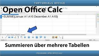 Summieren über mehrere Tabellen in OpenOffice Calc