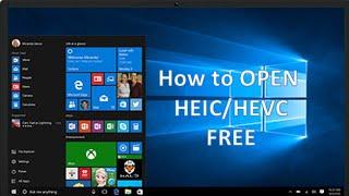 How to open HEIC & HEVC in Windows 10/11 for FREE legally.