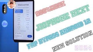 JioPhone Next FRP Bypass Android 12 | New Solution/2024 JioPhone Next FRP/Google Account Bypass