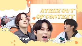 ATEEZ OUT OF CONTEXT | (more chaotic ateez moments)