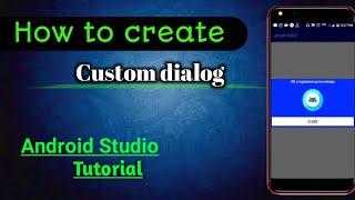 Android custom dialog - Create Android Alertdialog with a custom layout