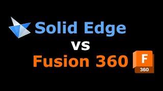 Solid Edge vs. Fusion 360 - Modeling a 3D Printable Wire Spool