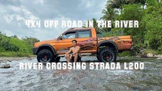 Mitsubishi L200 Strada Endeavor 4X4 / 4WD OFFROAD River Crossing | THE WILD CAMPERS