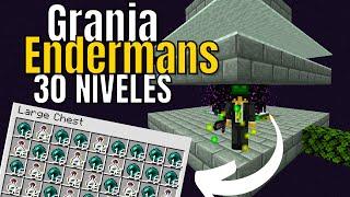 Granja de ENDERMANS y XP de un golpe 1.21+