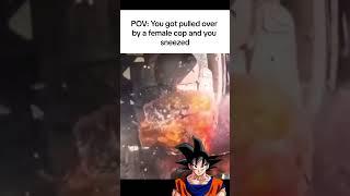 GOKU REACTS TO MEMES #shorts #itsdokli #dbz #goku #anime