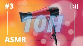 10 HOURS of HAIR DRYER / ASMR / relaxing sound / white noise