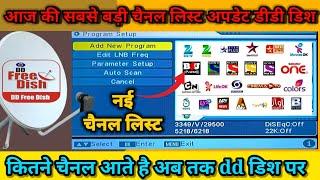 how many channel available on DD free Dish today | DD free Dish par total kitne channel Aate Hain |