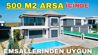 Emsallerinin En Uygunu 500 m2 Arsa İçinde Harika Villa Didim Merkezde E-863