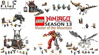 LEGO Ninjago Season 13 Master of the Mountain Compilation of all Sets - Lego Speed Build Review