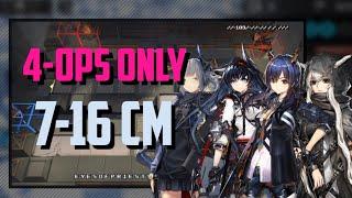 [Arknights] 7-16 Challenge Mode 4-Ops Only