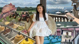 cebu trip vlog | + a day in bohol (atv, chocolate hills, tarsier, temple of leah, gelato, and more)