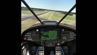 Landing at TURWESTON - BURNING BLUE DESIGN #microsoftflightsimulator #shorts #landing #carboncub