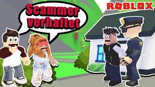 POLIZEI VERHAFTET DIE SCAMMER in ADOPT ME! Roblox Story Deutsch