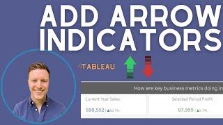 How to Add Arrow Indicators Before Values in Tableau (Quick Tip)