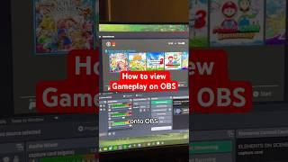 How to stream consoles using OBS