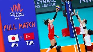 Japan  Turkey - Full Match | Women’s Volleyball Nations League 2019