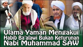 Ulama Yaman Mengakui Habib Ba’alawi Bukan Keturunan Nabi Muhammad SAW #Tinta Nusantara