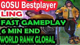 LING BEST BUILD 2020 FASTED GAMEPLAY by GOSU