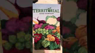 Territorial Seed Company spring garden seeds