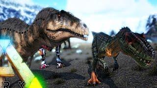 ARK Survival Evolved - ACROCANTHOSAURUS, MEGARAPTOR MOD & STEGOCERATOPS + MUTANT DINOS? ( Gameplay )