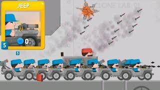 Новый клон джип Песочница Clone Armies! 10 джипов тест драйв Армия клонов