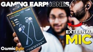 Gaming Earphones With External Mic | Cosmic Byte CB-EP-06