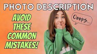 avoid these common mistakes when describing photos | HOW TO ENGLISH | how to describe a picture