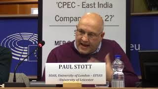 Dr. Paul Stott speaking at EFSAS Seminar on CPEC in EU Parliament