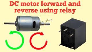 DC Motor Forward/Reverse With Relay