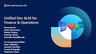 Unified Development ALM for Finance and Operations | Dynamics 365 FastTrack Tech Talk